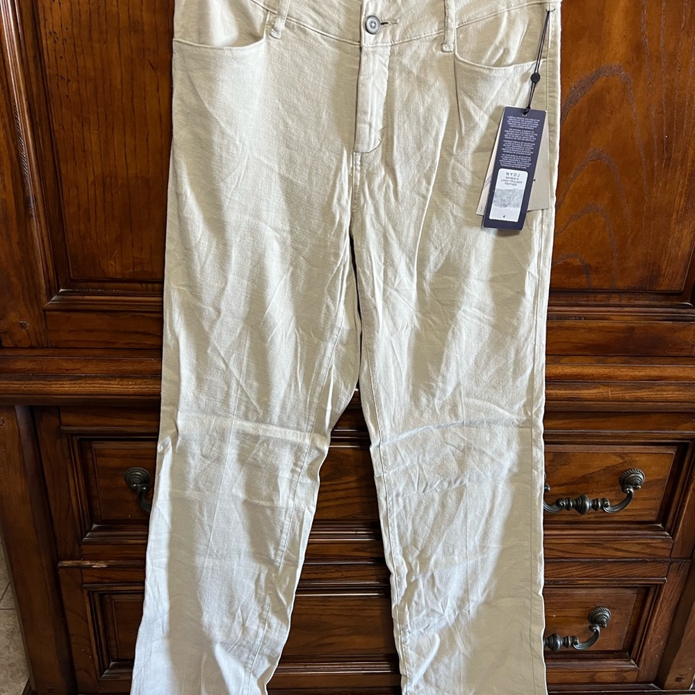 NYDJ NWT linen trouser size 4
